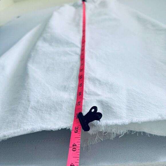 #13 NWOT We The Free Size 0 Come As You Are White Denim Western Boho Maxi Skirt. - Picture 11 of 11